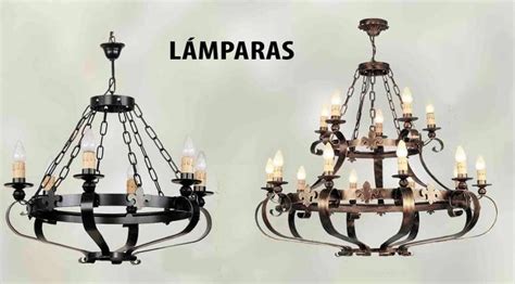 Lamparas forja PenalbaWeb.com