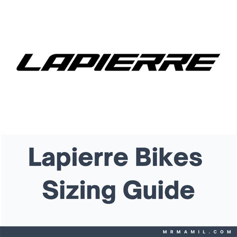 Lapierre talla PenalbaWeb.com