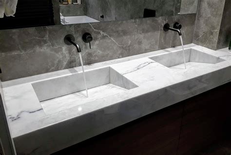 Lavabo marmol blanco PenalbaWeb.com
