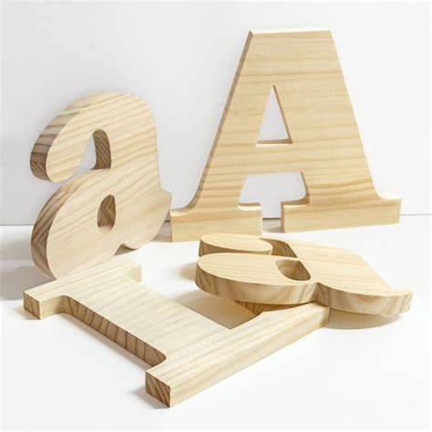Letras de madera para decorar PenalbaWeb.com