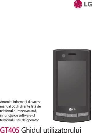 Lg gt405 PenalbaWeb.com