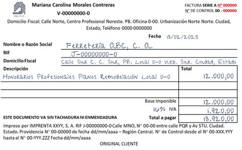 Libre factura PenalbaWeb.com