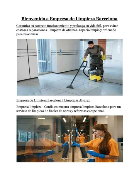 Limpieza barcelona PenalbaWeb.com