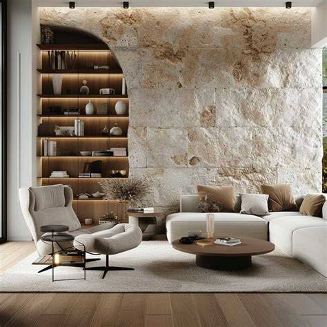 Living room stone PenalbaWeb.com