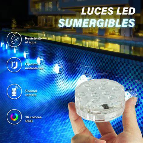 Luces led sumergibles PenalbaWeb.com