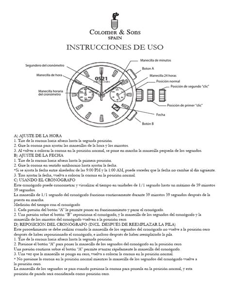 Manual reloj PenalbaWeb.com