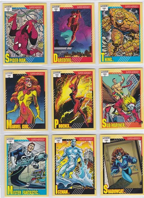Marvel cards PenalbaWeb.com