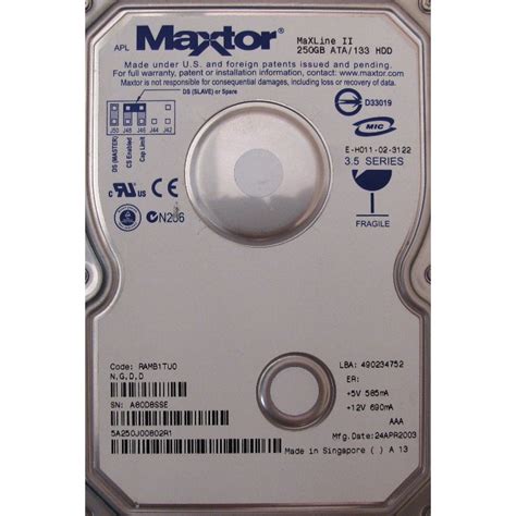Maxtor 250gb PenalbaWeb.com
