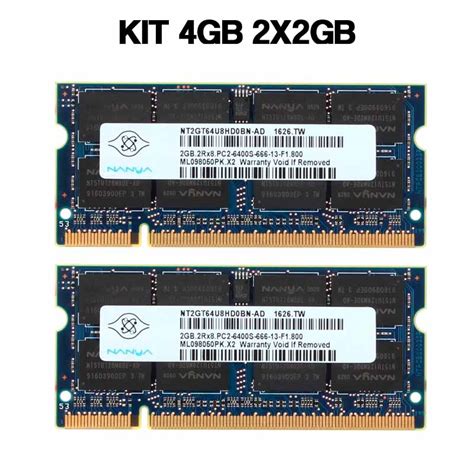 Memoria ram 2x2gb PenalbaWeb.com
