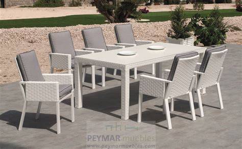 Mesa comedor aluminio PenalbaWeb.com