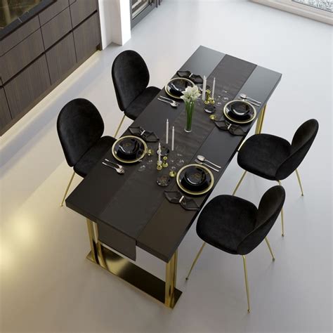 Mesa comedor negro PenalbaWeb.com