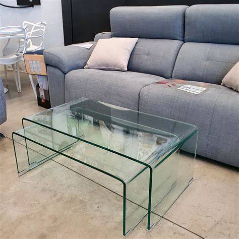 Mesa cristal curvado PenalbaWeb.com