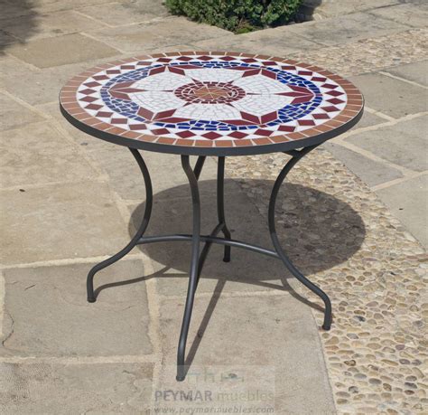 Mesa mosaico forja PenalbaWeb.com