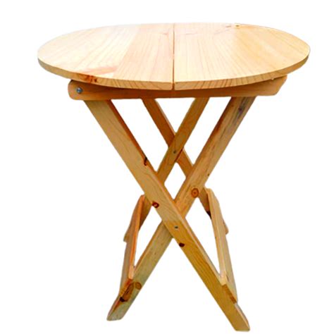 Mesa redonda plegable madera PenalbaWeb.com