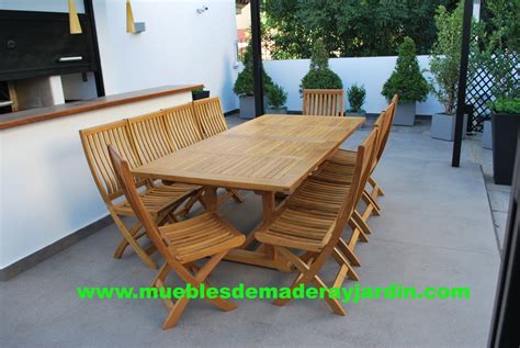 Mesa teca terraza PenalbaWeb.com