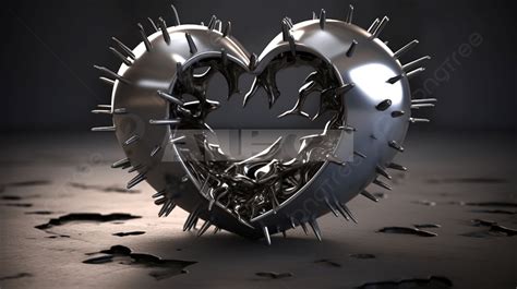 Metal heart PenalbaWeb.com