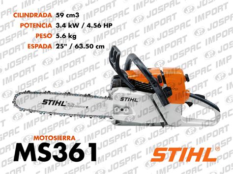 Motosierra stihl ms 361 PenalbaWeb.com