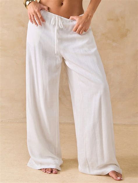 Pantalon lino blanco PenalbaWeb.com