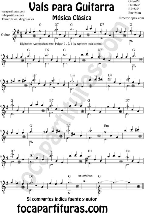Partitura guitarra PenalbaWeb.com