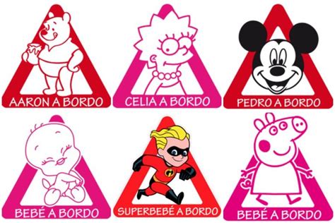 Pegatinas bebe a bordo originales PenalbaWeb.com