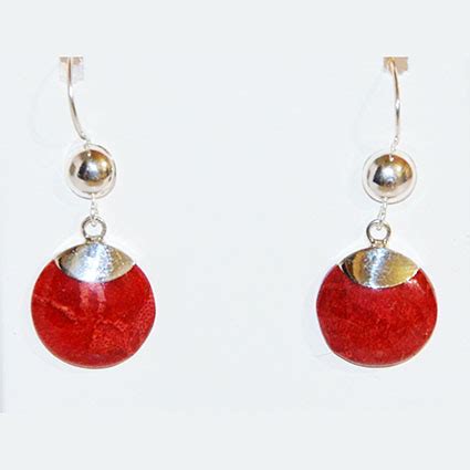 Pendientes coral rojo PenalbaWeb.com