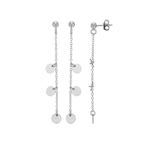 Pendientes plata rodiada PenalbaWeb.com