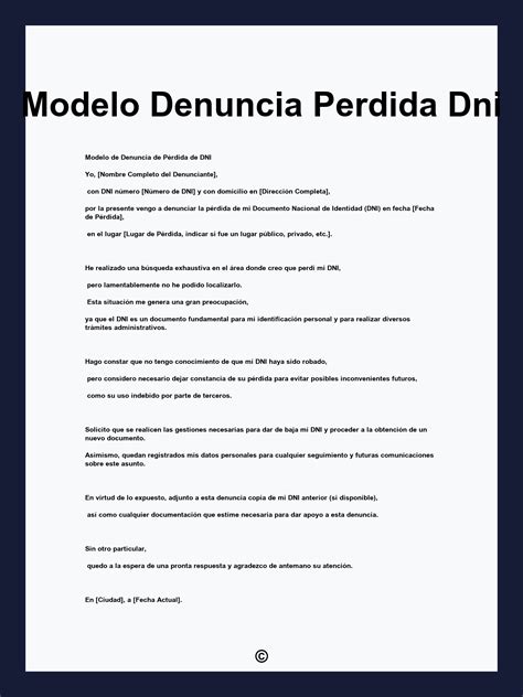 Perdida dni PenalbaWeb.com