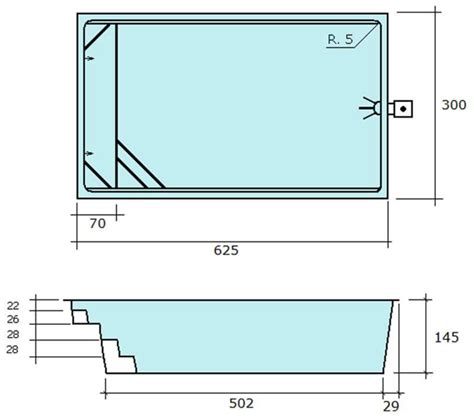 Piscinas poliester medida PenalbaWeb.com