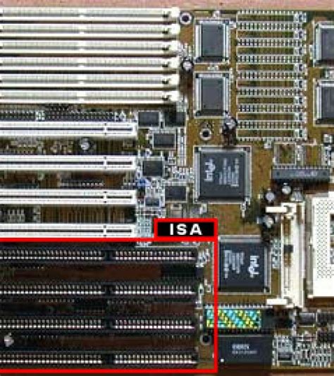 Placa base motherboard slot isa PenalbaWeb.com