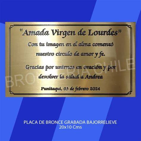 Placa bronce PenalbaWeb.com