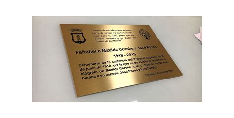 Placa laton PenalbaWeb.com
