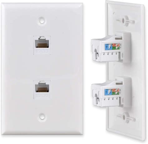 Placa pared rj45 PenalbaWeb.com