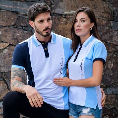 Polos azul blanco PenalbaWeb.com