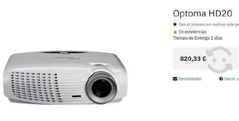 Proyector optoma hd20 PenalbaWeb.com