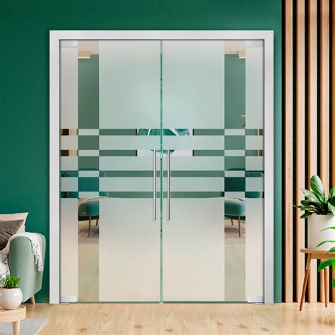 Puerta cristal azul PenalbaWeb.com