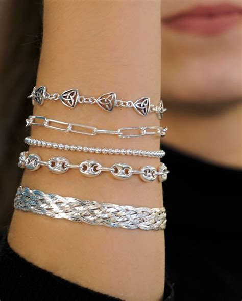 Pulseras plata mujer PenalbaWeb.com