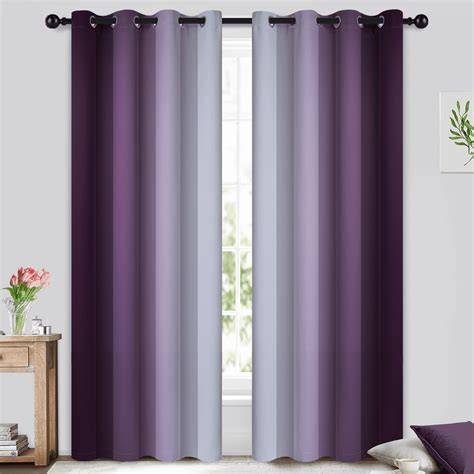 Purple curtains PenalbaWeb.com