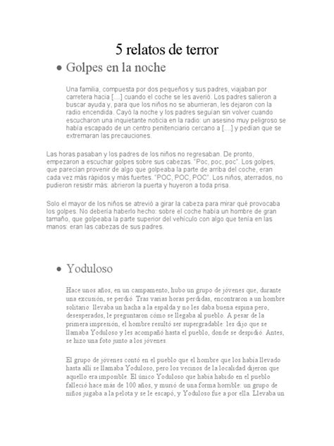 Relatos terror PenalbaWeb.com