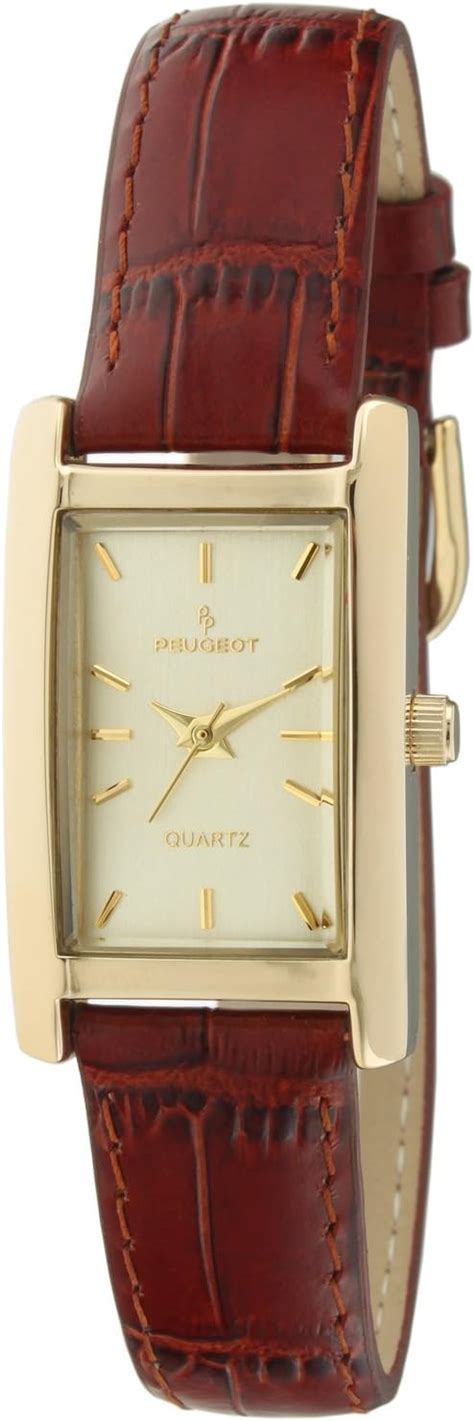 Reloj rectangular chapado oro PenalbaWeb.com