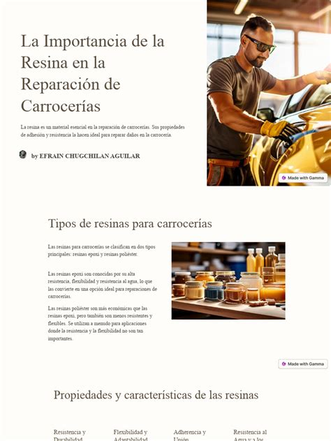 Resina carrocerias PenalbaWeb.com