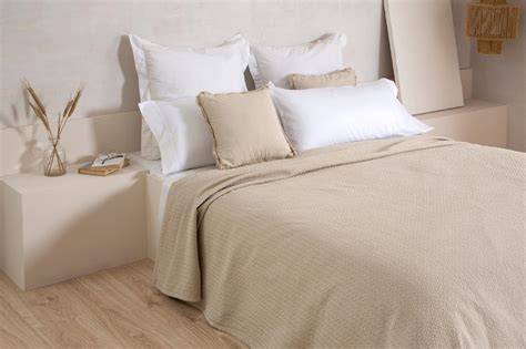 Ropa cama beige PenalbaWeb.com