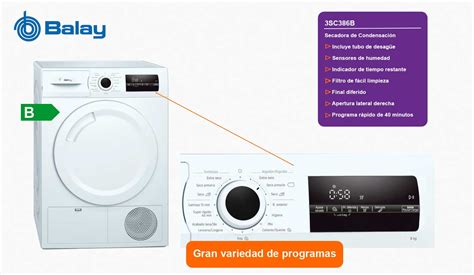 Secadora balay condensacion PenalbaWeb.com