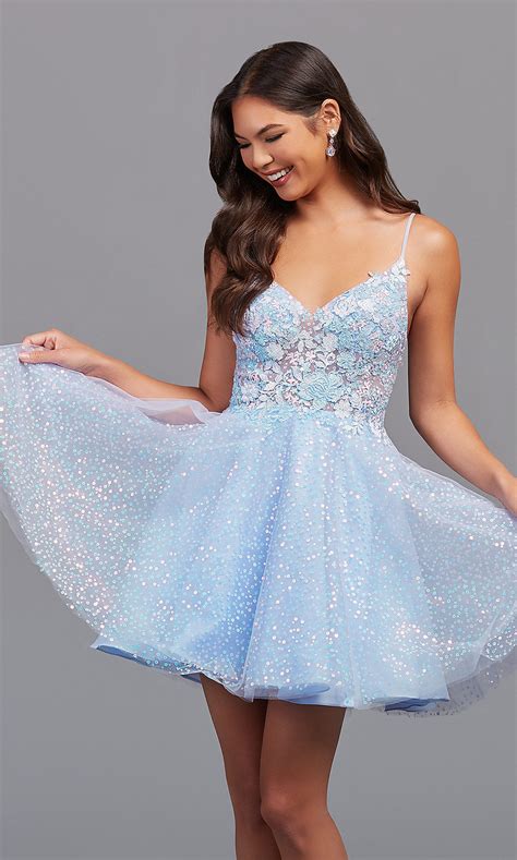 Short blue dress PenalbaWeb.com