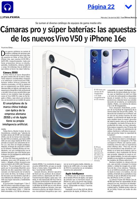 Smartphone  chile PenalbaWeb.com