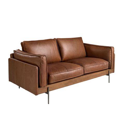 Sofa piel marron PenalbaWeb.com
