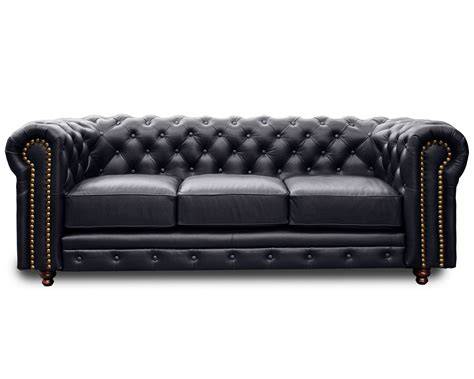 Sofa piel negro PenalbaWeb.com
