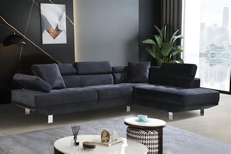 Sofa rinconera negro PenalbaWeb.com