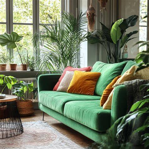 Sofa verde PenalbaWeb.com
