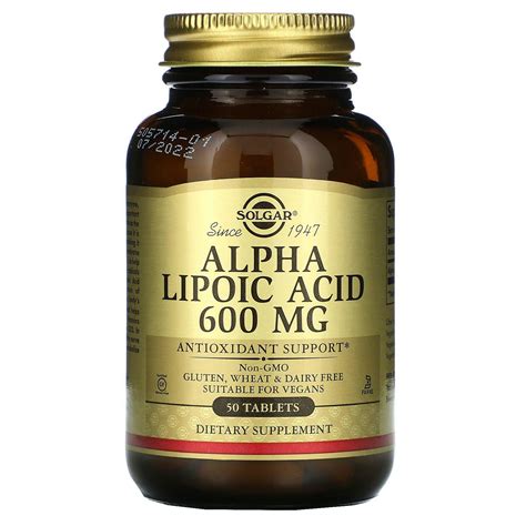 Solgar acido alfa lipoico PenalbaWeb.com