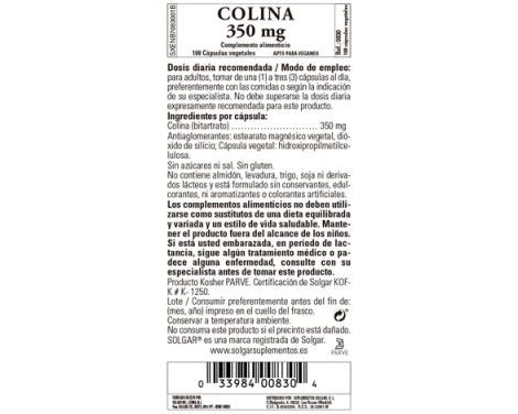 Solgar colina PenalbaWeb.com
